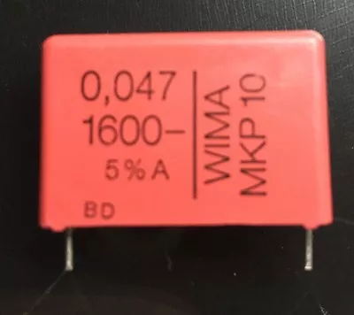 (3) WIMA MKP10 0.047uF (0047µF 47nF) 1600V 5% Pitch:27.5mm Capacitor • $1.89