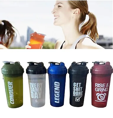 Protein Shaker Mixer With Loop For  Shakes Smoothie & Juice 28 Oz. • $8.99
