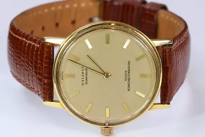 $7995 • Buy Reduced!! Men's Rare Vacheron & Constantin  Cartier  Auto 18K Gold Watch