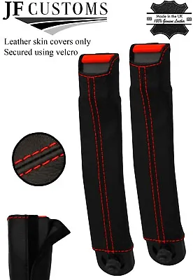 Red Stitch 2x Seat Belt Stalk Tall Leather Covers For Toyota Mr2 Mk1 84-90 • $204.70