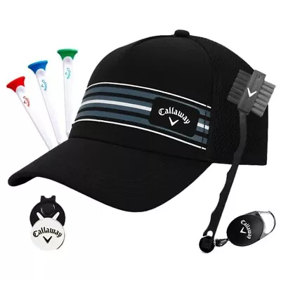 Callaway Hat & Gift Set - Black Stripe - Gift Idea! • $49