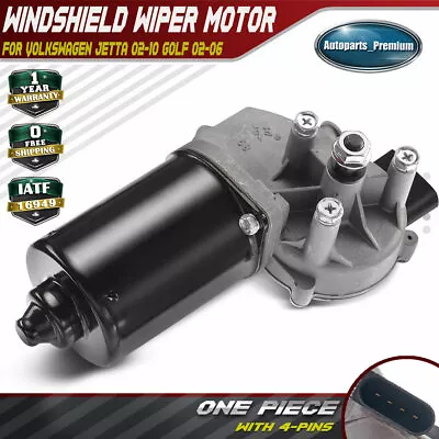 1x Front Windshield Wiper Motor For Volkswagen Jetta 02-05 Golf 02-06 1J0955119A • $33.99