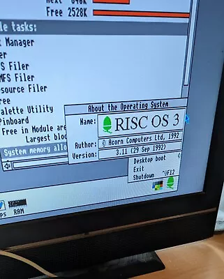 Acorn RISC OS 3.11 ROMs Set Of 4 (Archimedes A310 A440 A3000 Etc.) • £17.50