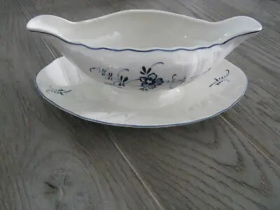 Villeroy & Boch Vieux Luxembourg Gravy Boat With Attached Underplate • $29