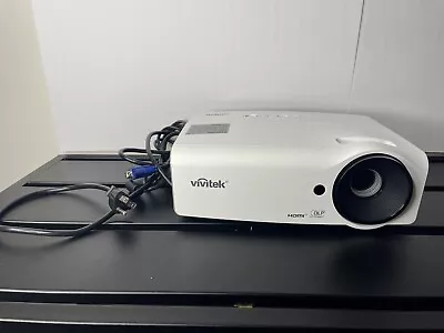 Vivitek DLP D554 HD HDMI Projector W/ Power Cord (White/Gray) Texas Instruments • $149.99