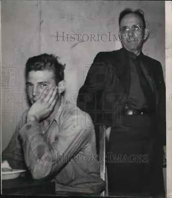 1941 Press Photo Sailor James Harvey Thomas In Jail For Shooting Meter Reader • $19.99