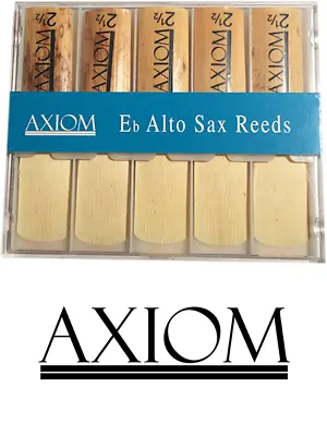 $16.95 • Buy Axiom Alto Sax Reed 2.5 - Box Of Ten Quality Saxophone Reeds