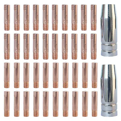 MIG Contact Tips Consumables Kit MIG Welding MB15 15AK Contact Tip 0.8/1.0mm US • $44.99