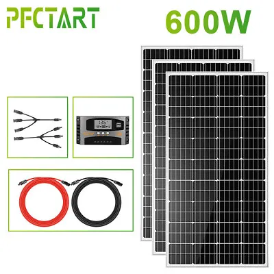 600W Solar Panel Kit Battery Charger With 100A MPPT Controller Caravan RV Boat • £399.58