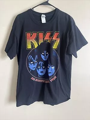 Men's Band Tees X Kiss Vintage Kiss 10Th Anniversary Tour Band Tee Size L • $25