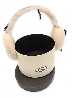 £66.37 • Buy Ugg NEW Winter Earmuffs Gray Off White