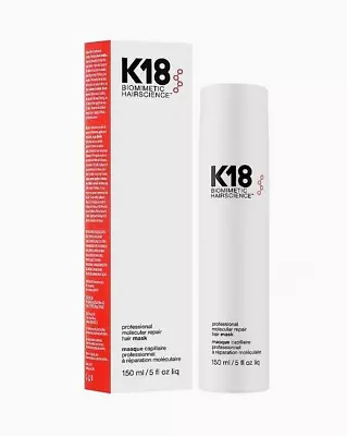 K18 Biomimetic Hairscience Pro Molecular Repair Hair Mask - 150ml / 5 Oz • $41.99