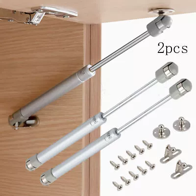 2X  Cabinet Door Bracket Gas Spring Lift Up  Lid Flap Stay Hinge Strut Support • £4.99