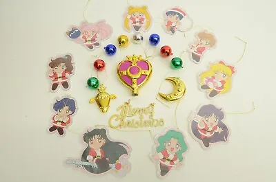 Vintage Sailor Moon Christmas Ornament Set Japan Holiday Collectible Decorations • $299.99