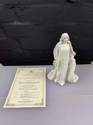 Coalport Queen Elizabeth Queen Mother Royal Brides John Bromley 1993 Figurine • £79.99