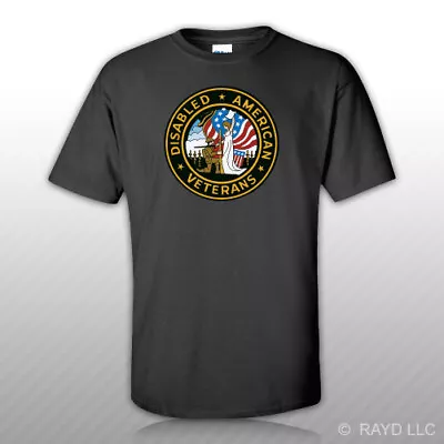 DAV American Disabled Veterans Seal T-Shirt Tee Shirt Army Navy Marines • $15.99