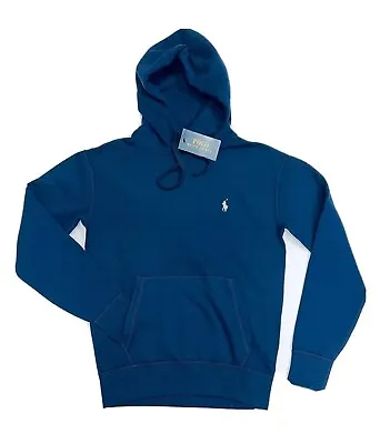 Ralph Lauren Men’s Performance Pullover Long Sleeve Hoodie  (Navy)  RRP £109 • £64.99