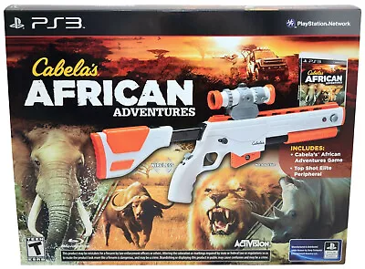 Cabela's African Adventures Bundle With Gun (Sony PlayStation 3 2013) • $45