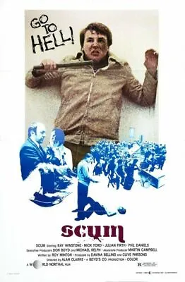 Scum 01 Vintage Classic B-movie Reproduction Art Print A4 A3 A2 A1 • £3.54