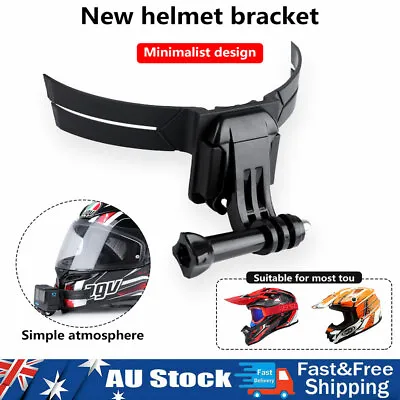 $14.19 • Buy Motorcycle Helmet Camera Mount Motorbike Hat Front Chin Holder Bracket For GoPro