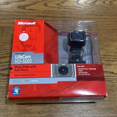 New Microsoft  Lifecam Hd-5000 Hd Webcam Camera • $27