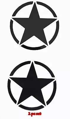 US Army Star Vinyl Decal Sticker Truck Car Motorcycle Window 2x • $4.75