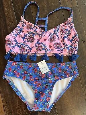 New Art Class Girls Size M 7/8 Bikini Swimsuit Bathing Suit • $12