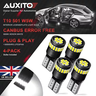 COB LED 12V + BA9S Super Bright White Car Light Panel T10 W5W Festoon Adapters • $16.77