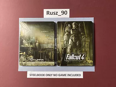 STEELBOOK ONLY Fallout 4 PS4/Xbox One/PC Limited Edition IN EXC COND • £10