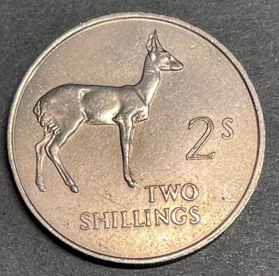 1964 Zambia 2 Shillings Coin Lot High Grade • $19.99