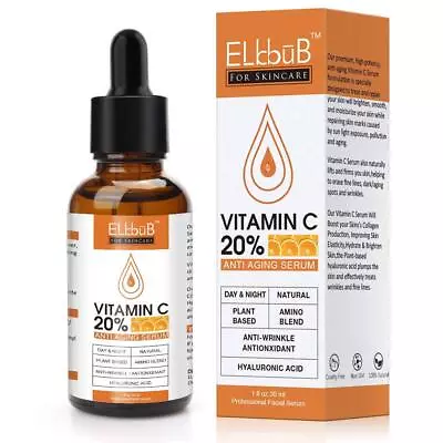 Premium 20% Vitamin C Serum For Face With Hyaluronic Acid Retinol & Amino Acids • $13.49