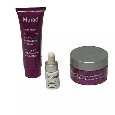 Murad Hydrate Trial Kit For Dewy Refreshed Skin Steps 1 2 And 3 Travel Size NEW • $26.98