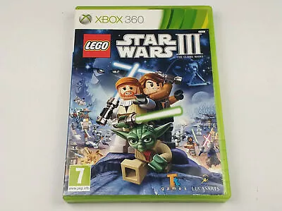 Mint Disc Xbox 360 Lego Star Wars III 3 The Clone Wars - Inc Manual • $19.92