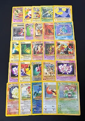 $0.99 • Buy Pokemon Wizards Of The Coast Lot Of 50 HP-DMG - Promo, Rare, 1st Edition, Holos