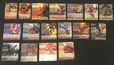 CARDFIGHT VANGUARD - Kagero Deck 10 W/ Granitcross/ Doom Bringer Griffin/ Lizard • $7.50