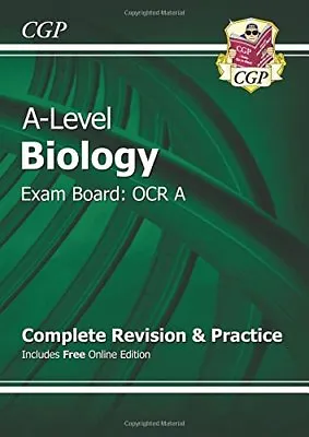 New A-Level Biology: OCR A Year 1 & 2 Complete Revision & Practice With Online • £3.61