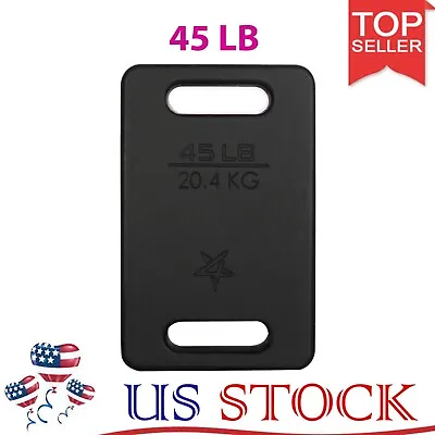 Cast Iron Ruck Plate Weighted Plate Rucking Swings Squat Strength Training 45LB • $67.99