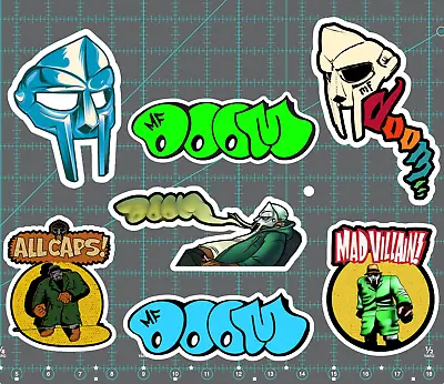 MF DOOM Sticker Pack - Laminated Waterproof Vinyl - Operation Doomsday MM Food • $7.95