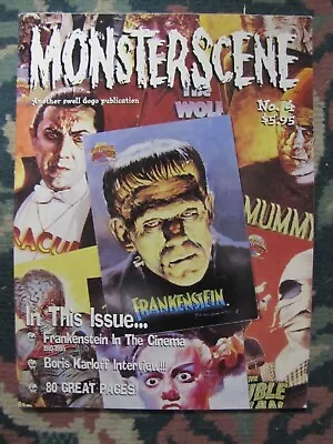 Monsterscene Magazine # 4 - 1995 - Frankenstein In The Cinema & Boris Karloff • $18