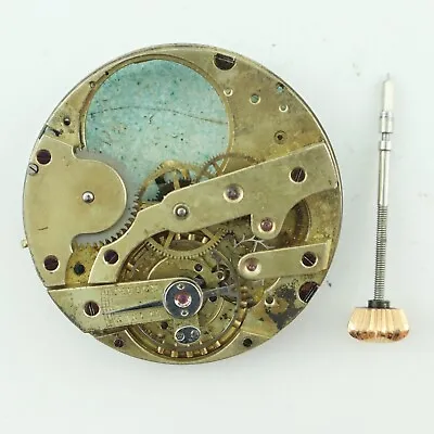 Antique 41mm Vacheron Constantin Pocket Watch Movement Incomplete Early • $190