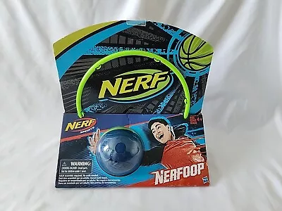 NEW Nerf Sports Nerfoop Door Basketball Backboard Hoop & Net And Mini Foam Ball • $19.99