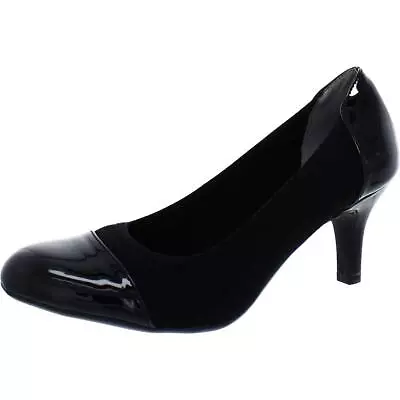LifeStride Womens Parigi Stretch Black Dress Heels 7.5 Medium (BM) BHFO 9874 • $16.99