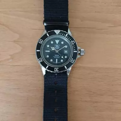 Tag Heuer Boys Size Vintage Diver Mens Watch Working • $294.55