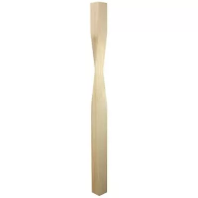 Oak Square Twist Newel Post 90mm 1500mm Full & Half • £83.99