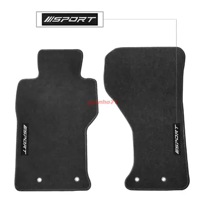 For 16-23 Mazda Miata MX-5 Fiat 124 Floor Mats Carpet Nylon Black 2Pcs W/ Sport • $57.99