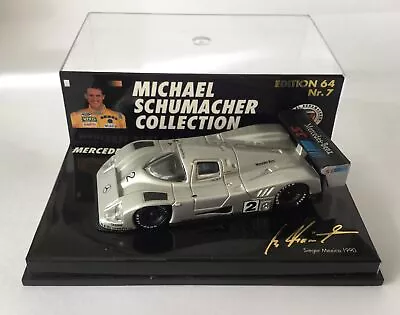 1/64 Minichamps 641110 Michael Schumacher Collection #7 Mercedes-Benz C11 1990 • £19.50