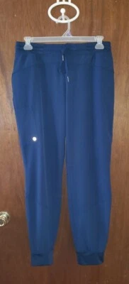$14 • Buy Barco One Navy Blue Scrub Pants Joggers Sz Large EUC