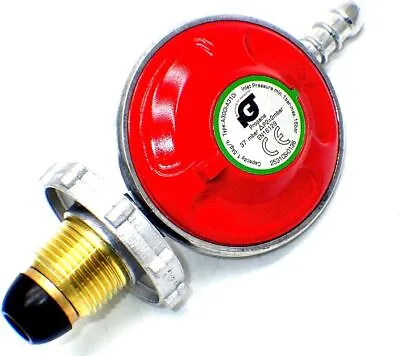 Propane Gas Regulator With Hand Wheel Tighten POL Caravan BBQ Motorhome • £7.99