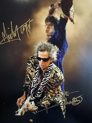 ROLLING STONES Autographed Photo 8 X 10 W/COA Signed Mick Jagger Keith Richards • $181.75