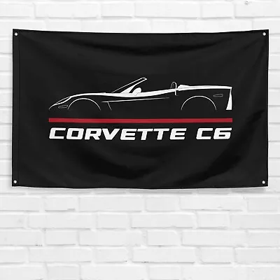 For Chevrolet Corvette C6 Convertible 2004-2013 Enthusiast 3x5 Ft Flag Banner • $19.99
